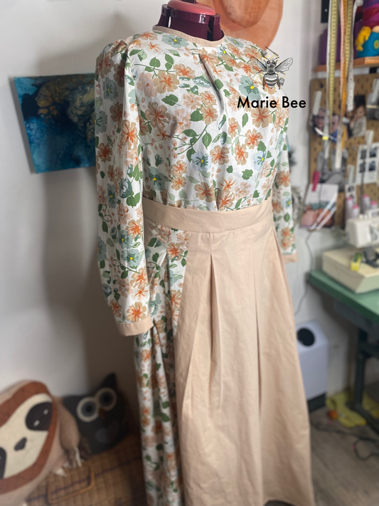 Chemisier et jupe sur mesure